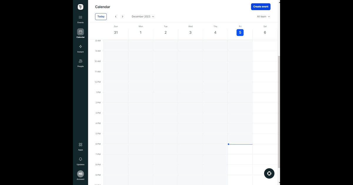 How to create an event in Livestorm screenshot
