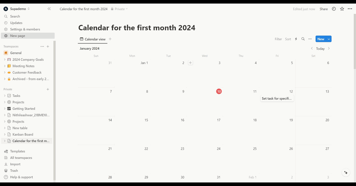 How to add images to a Notion page screenshot