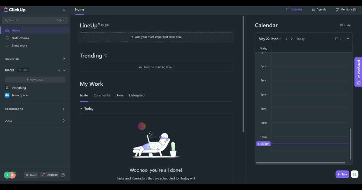 How to add user in ClickUp screenshot