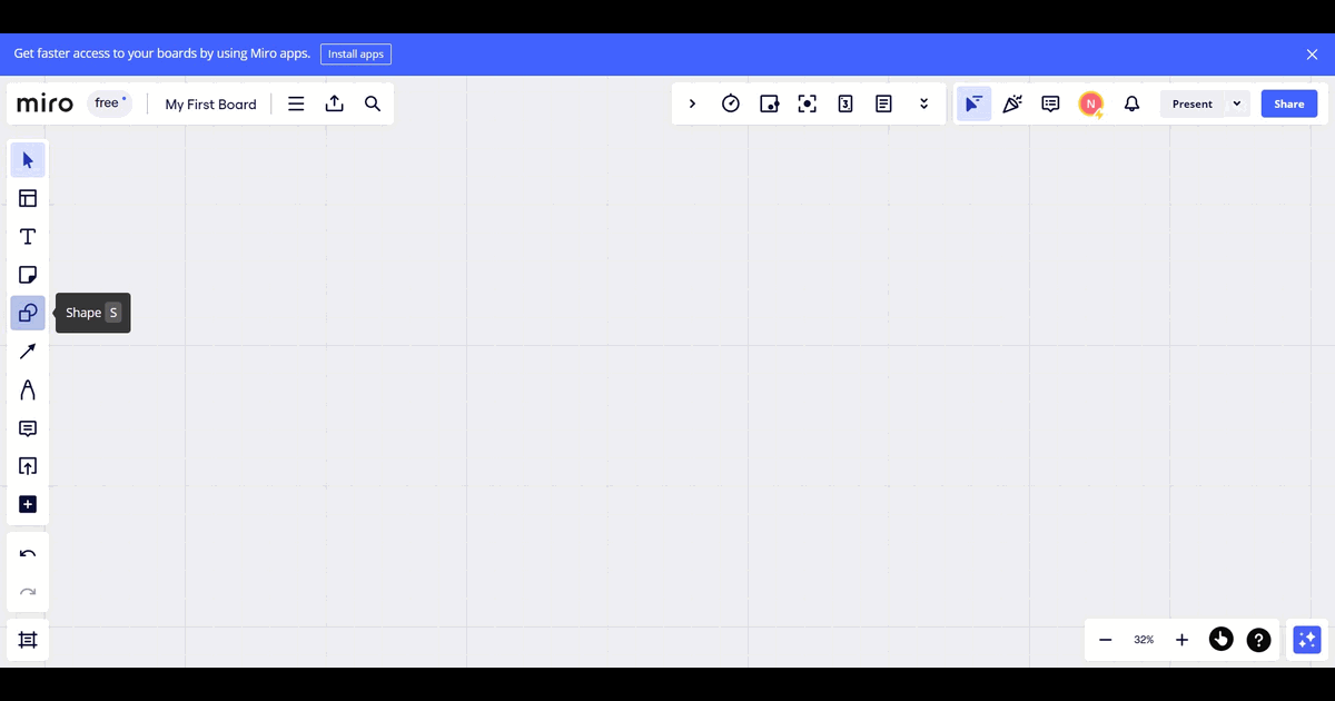 How to import draw diagrams in Miro screenshot