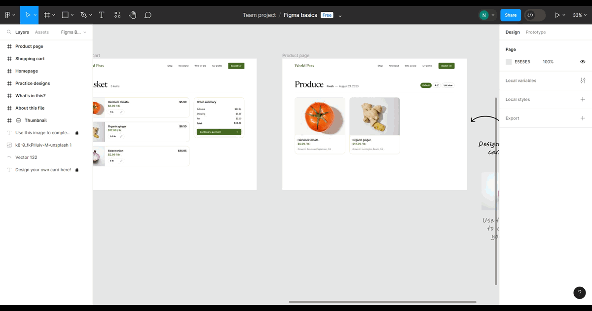 How to duplicate and edit a file in Figma screenshot