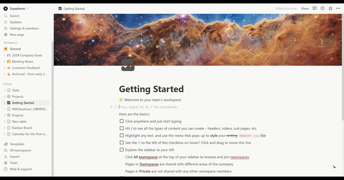 How to add backlinks in Notion screenshot