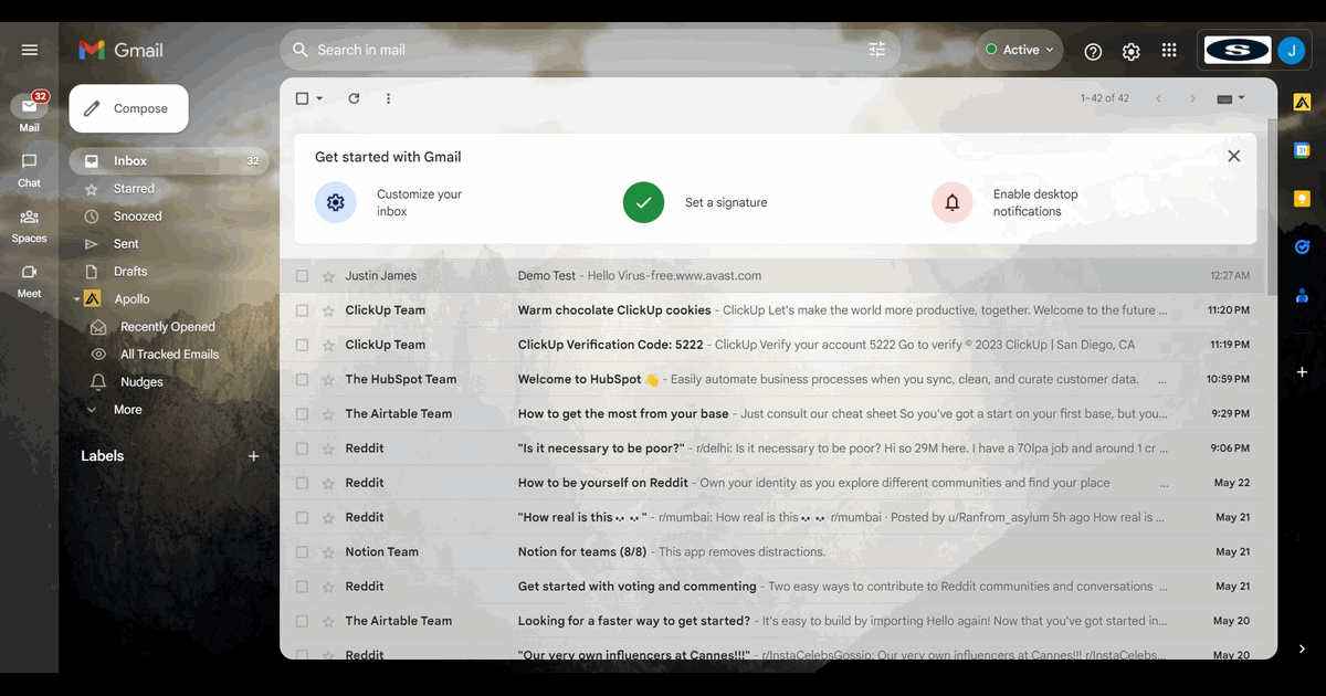 How to block sender on Gmail screenshot