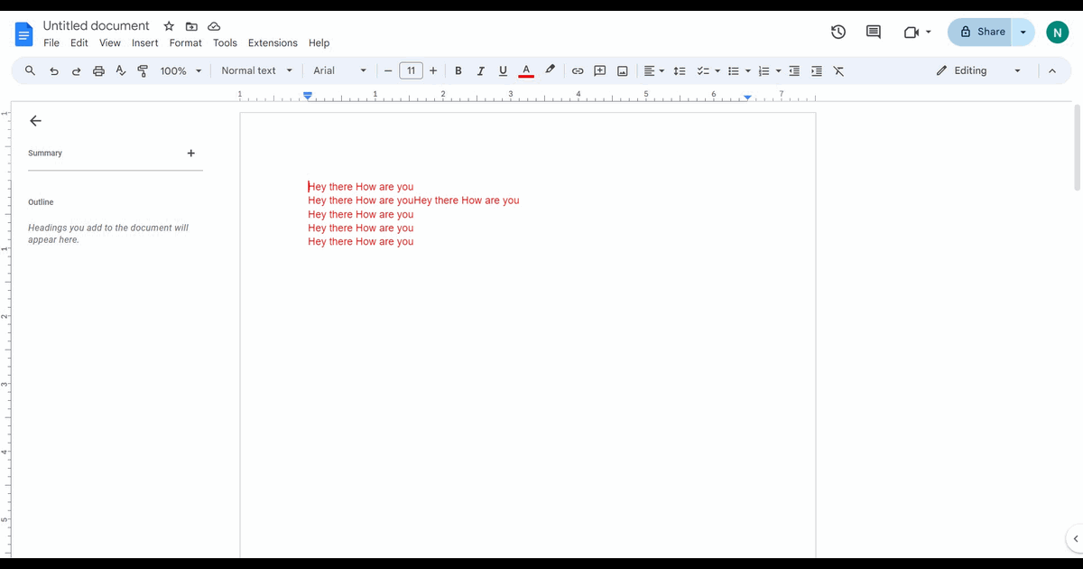 How to share a Google Doc to ClickUp screenshot