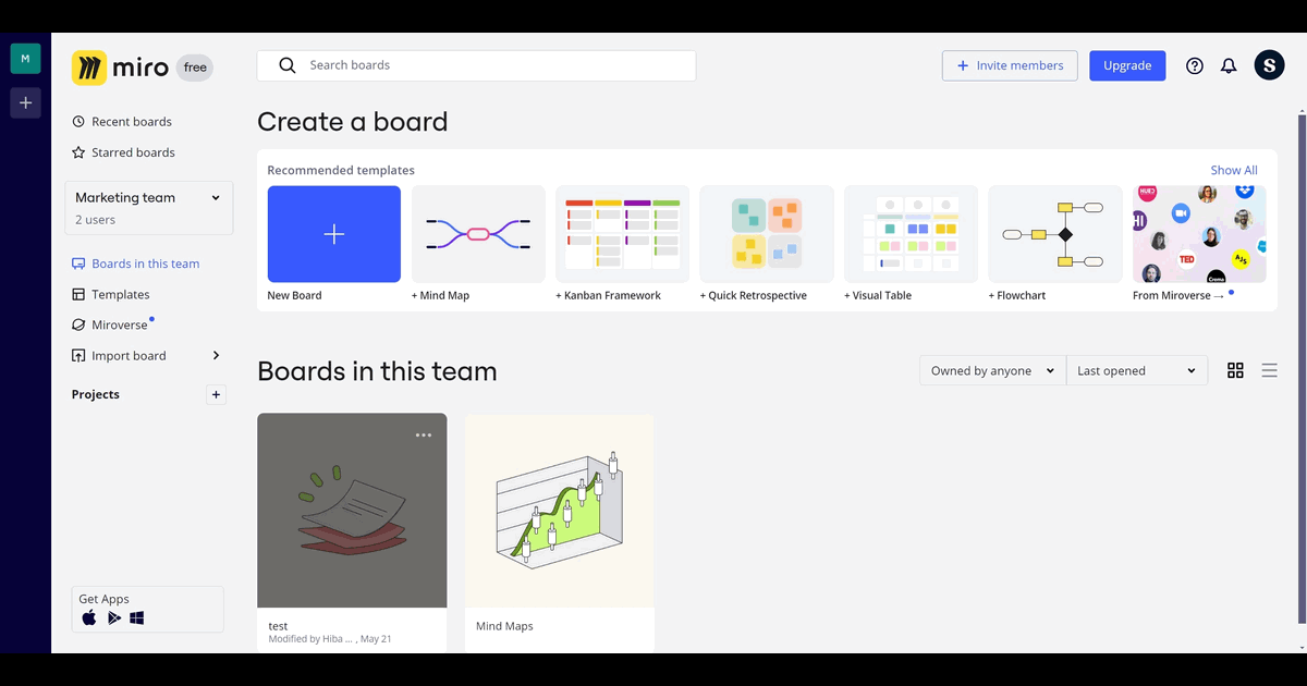 How to copy Miro board screenshot