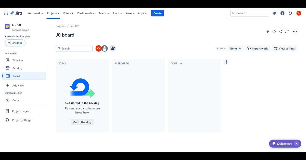 How to Create a Kanban Board in Jira screenshot