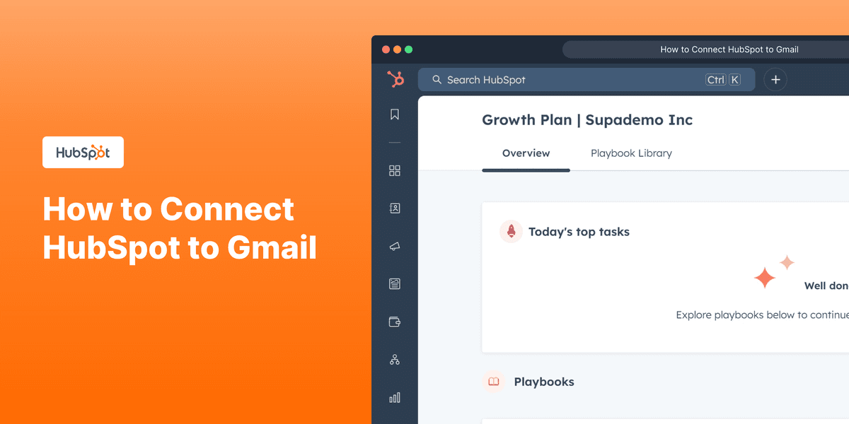 How to Connect HubSpot to Gmail screenshot