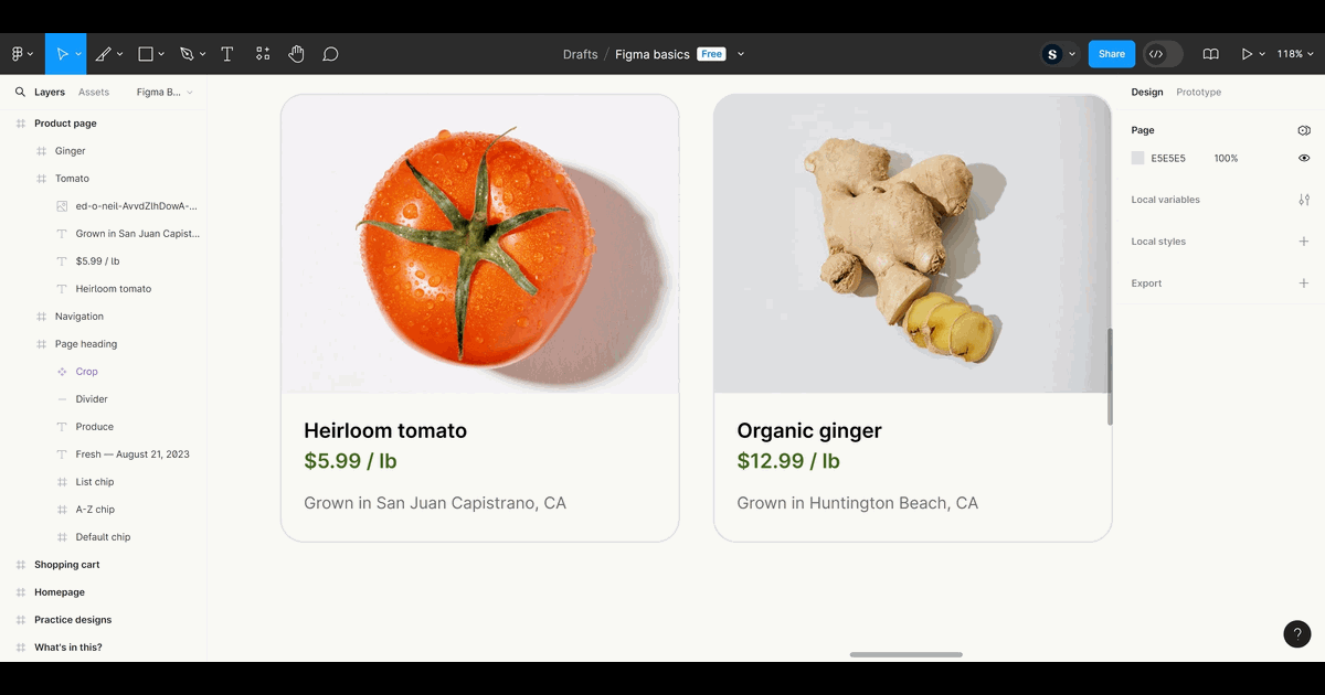 How to Crop in Figma screenshot