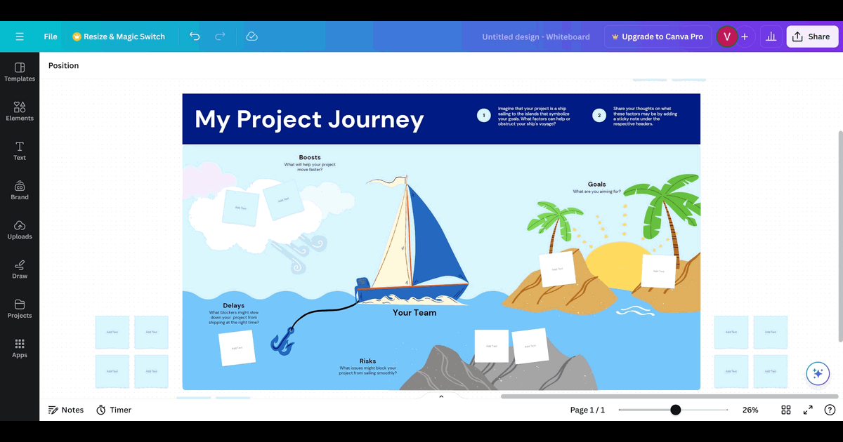 How to Group on Canva screenshot