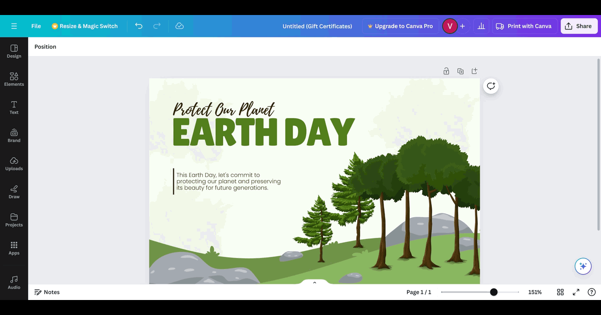 How to Add Music to Canva screenshot