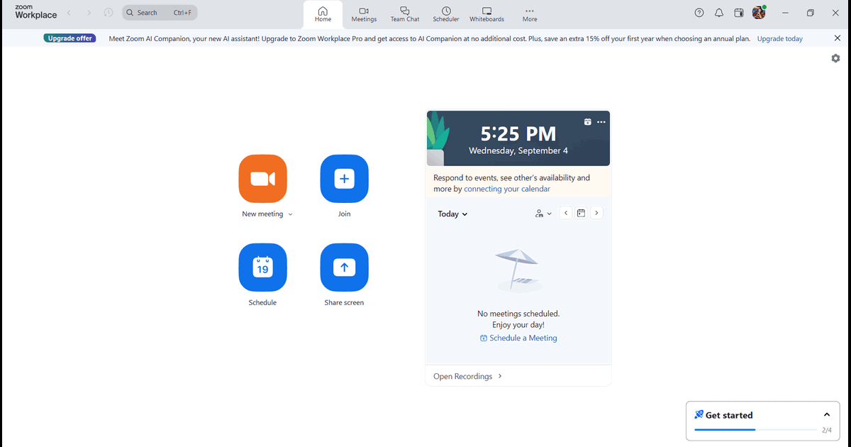 How to Set Up a Zoom Meeting screenshot