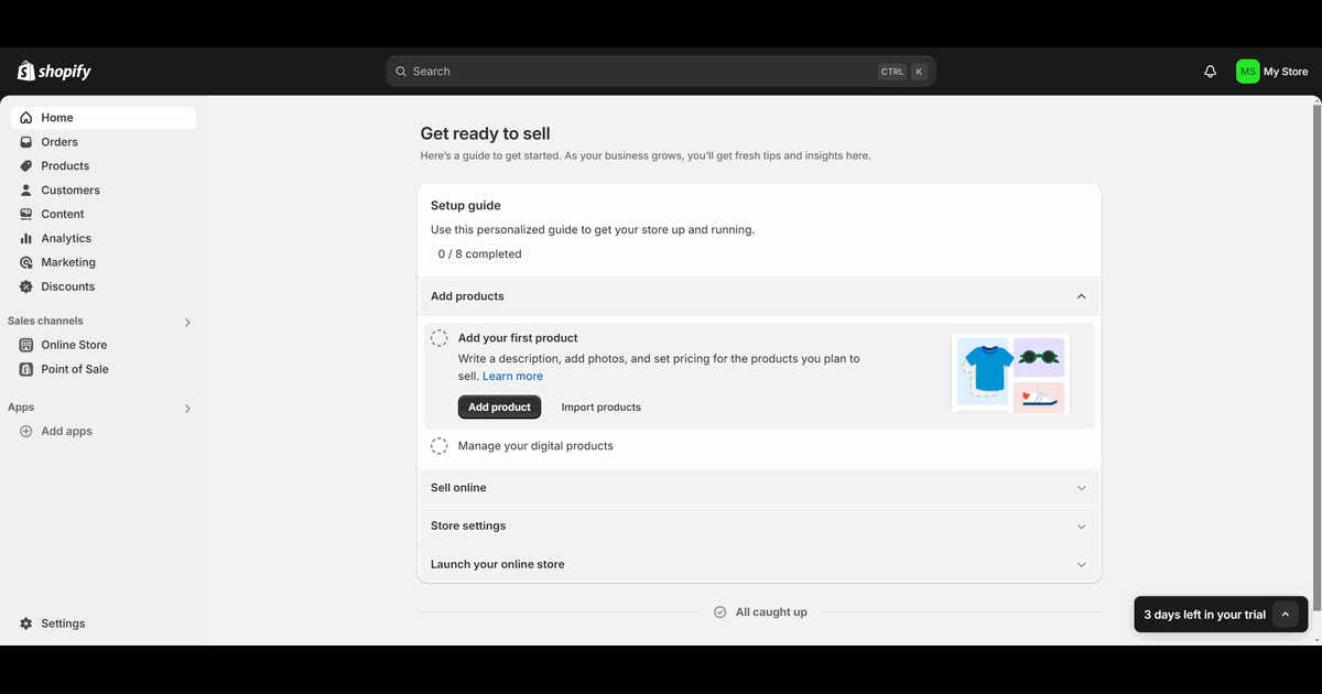 How to Add Products to Shopify screenshot