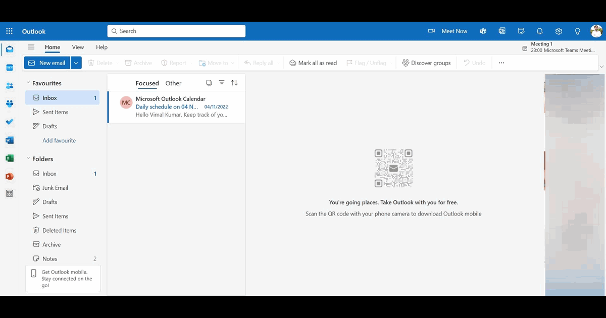 How to Add Microsoft Teams Meeting to Outlook screenshot