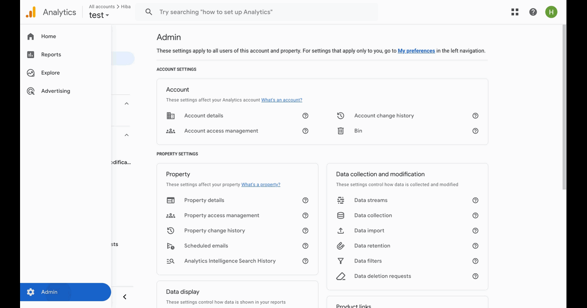 How to add Google Analytics to a website screenshot