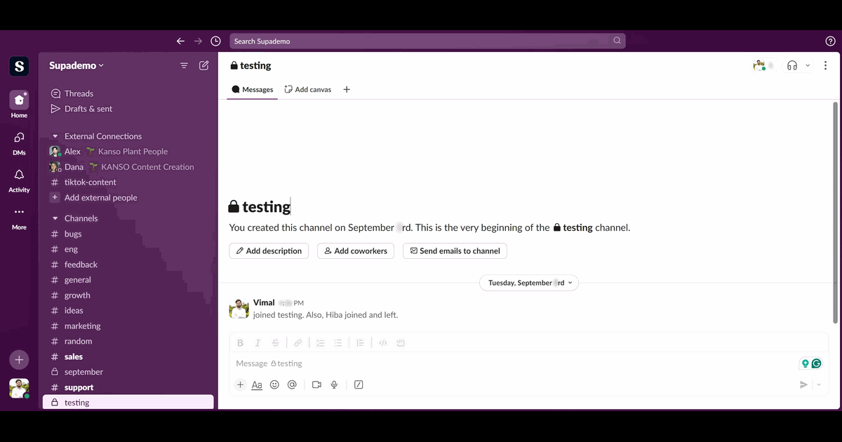 How to Leave a Slack Channel screenshot
