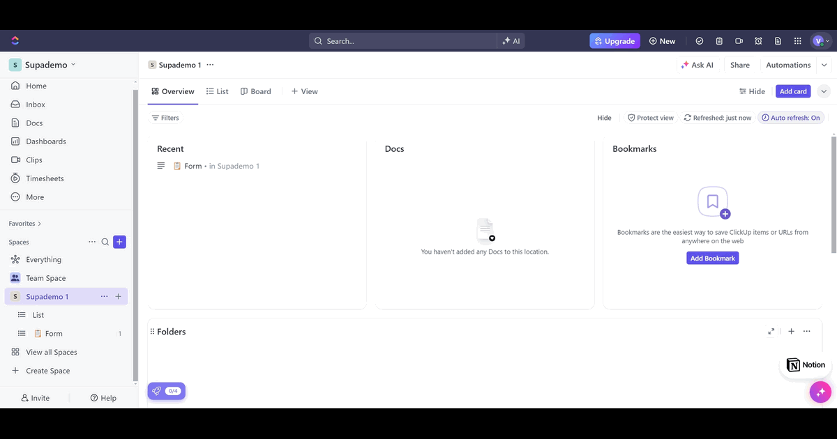 How to Delete Your ClickUp Account screenshot