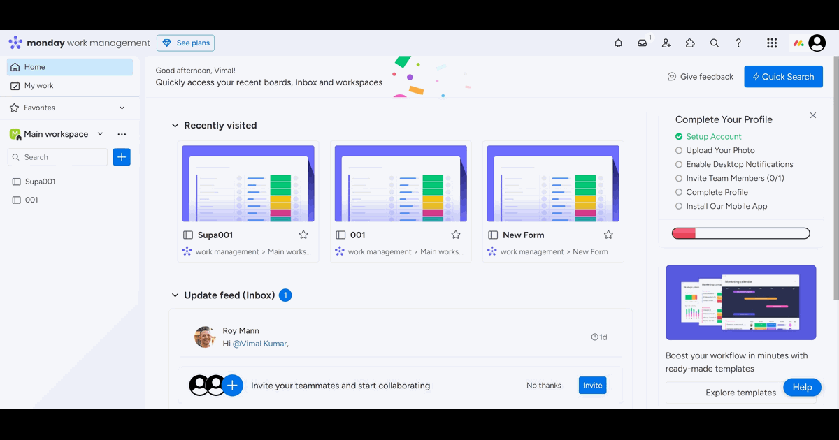 How to Import Excel into Monday.com screenshot
