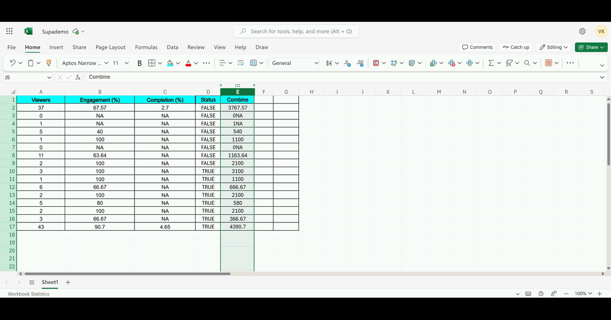 How to Move Columns in Excel screenshot