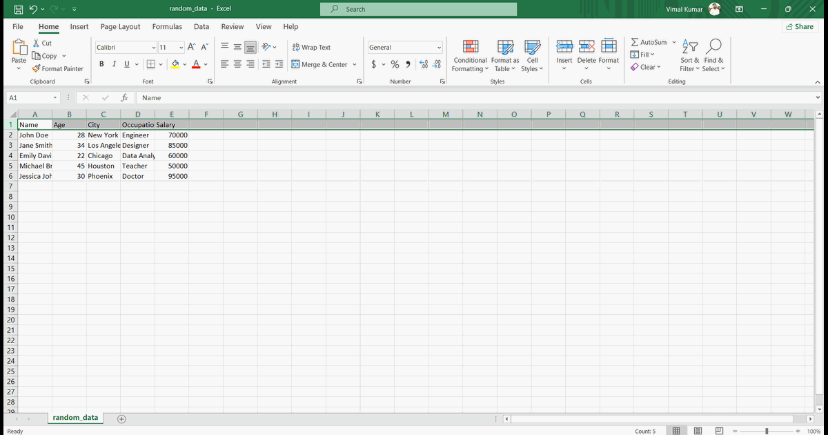 How to Lock Cells in Excel screenshot