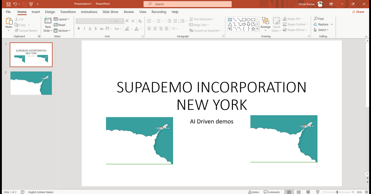 How to Group Objects in PowerPoint screenshot