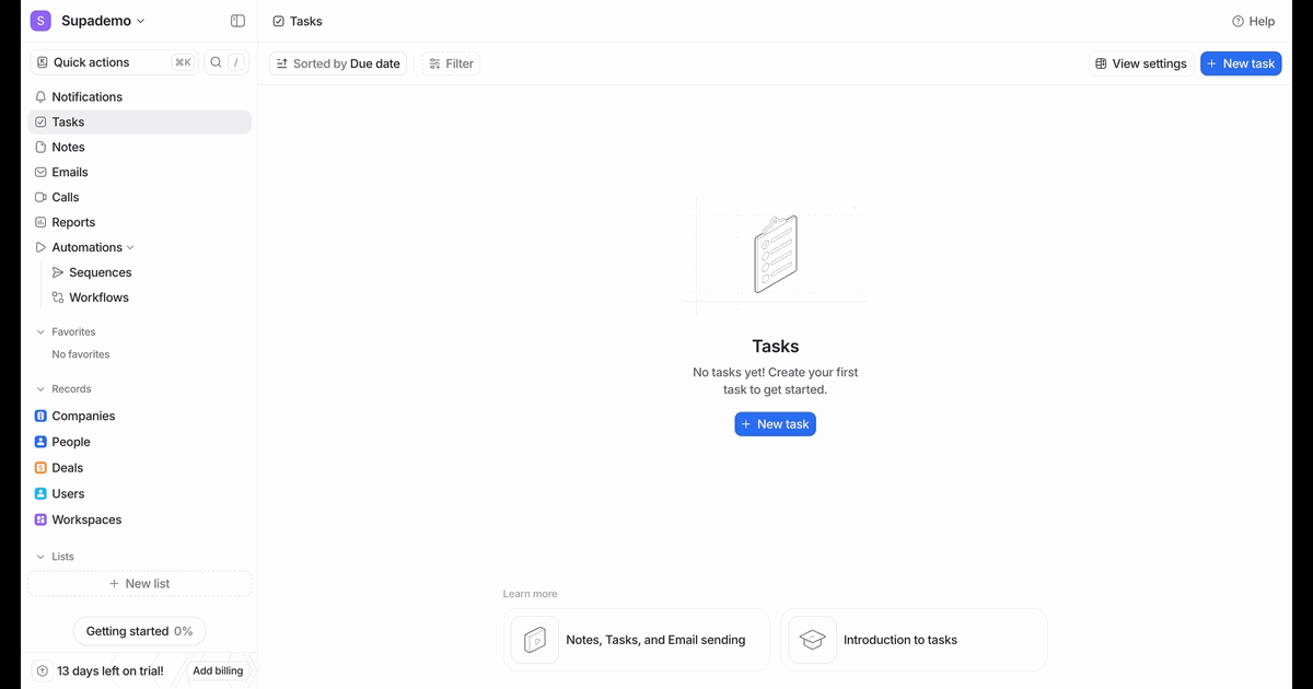 How to Import Data via CSV in Attio screenshot