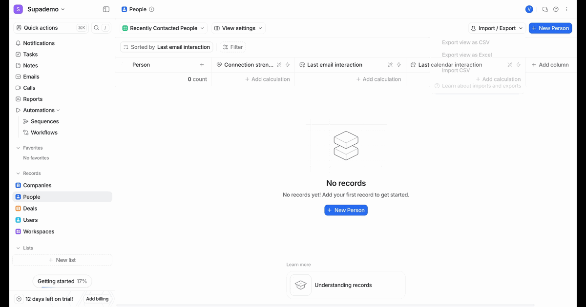 How to Map Data Fields During Import in Attio screenshot