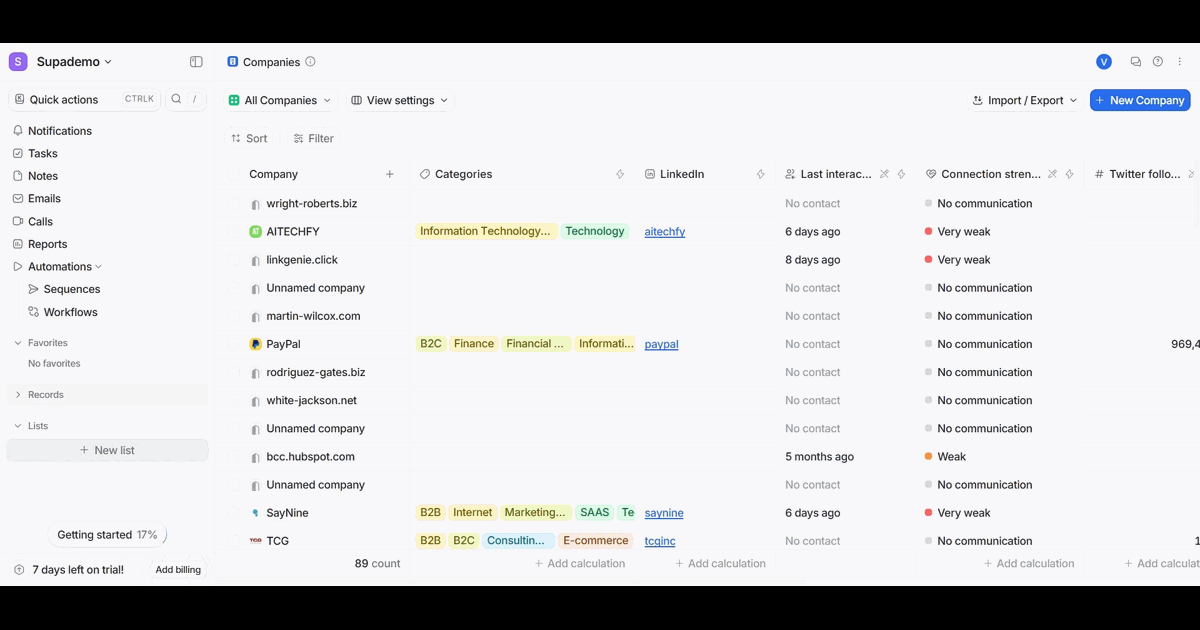 How to Create and Manage Lists in Attio screenshot