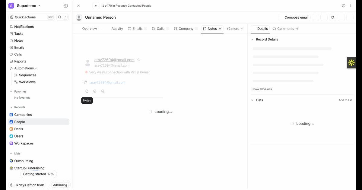 How to Create and Manage Notes in Attio screenshot