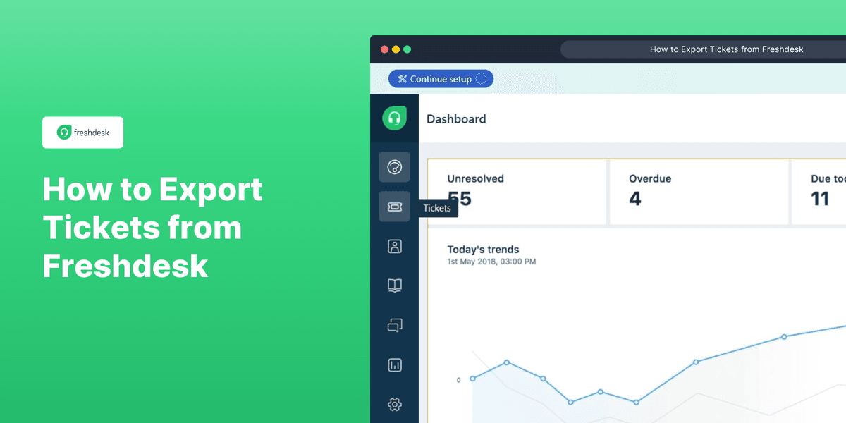 How to Export Tickets from Freshdesk screenshot