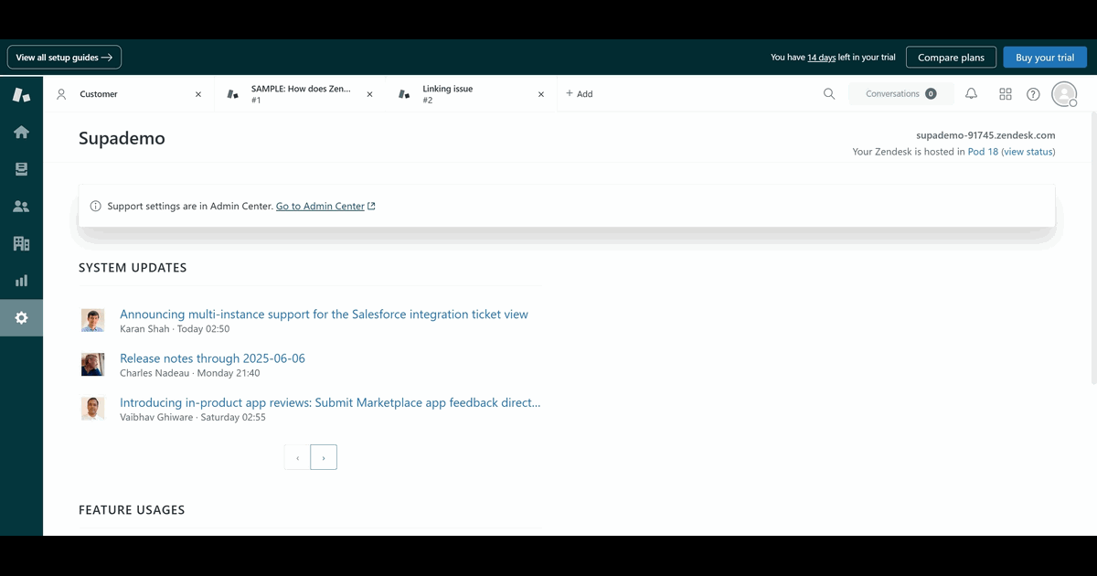 How to Add Automation in Zendesk screenshot