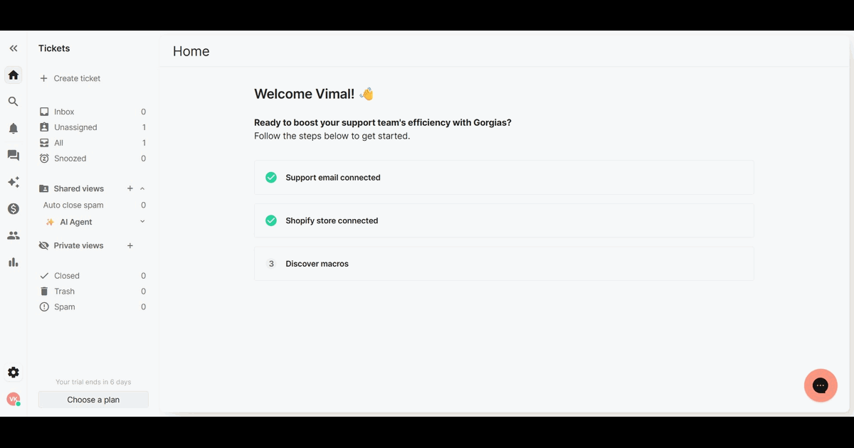 How to Bulk Import Historical Tickets into Gorgias from Zendesk screenshot