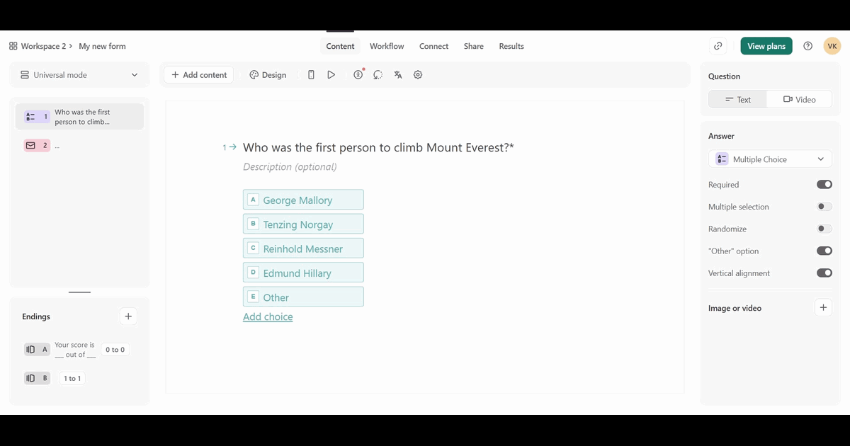 How to Connect Typeform to Notion screenshot