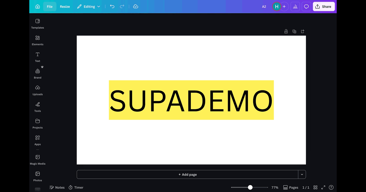How to Edit a PDF in Canva screenshot