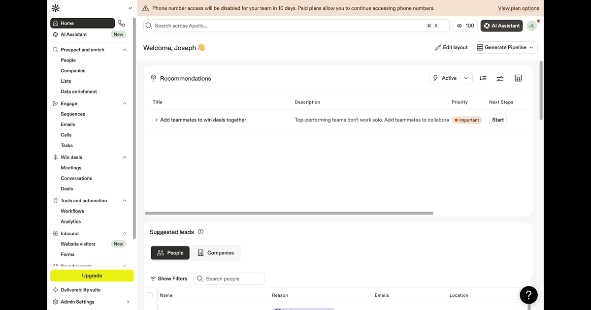 How to Connect Apollo to Zapier screenshot