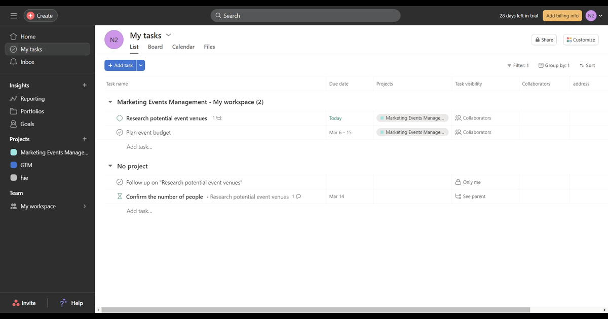 How to connect Asana with Google drive screenshot