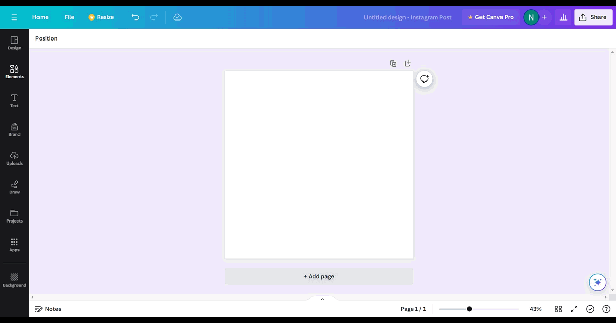 How to upload your own image in Canva screenshot