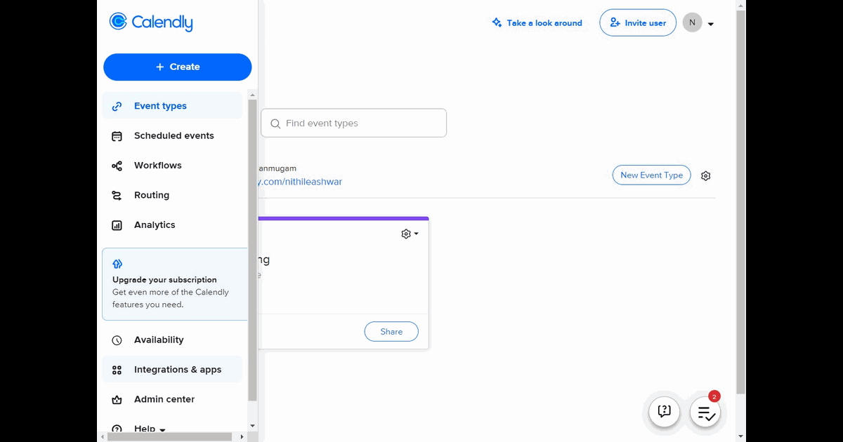 How to integrate Zoom into your Calendly link screenshot