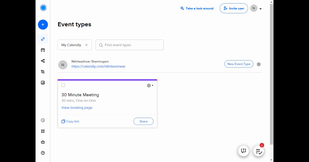 How to embed your Google Calendar to your Calendly link screenshot