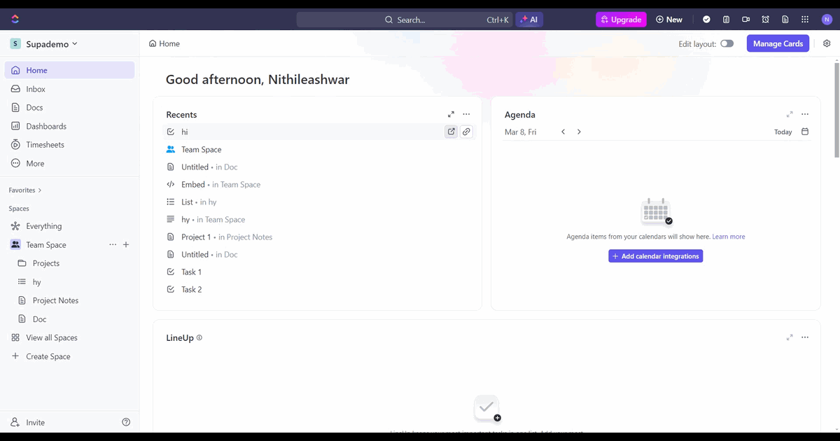 How to annotate documents in ClickUp screenshot