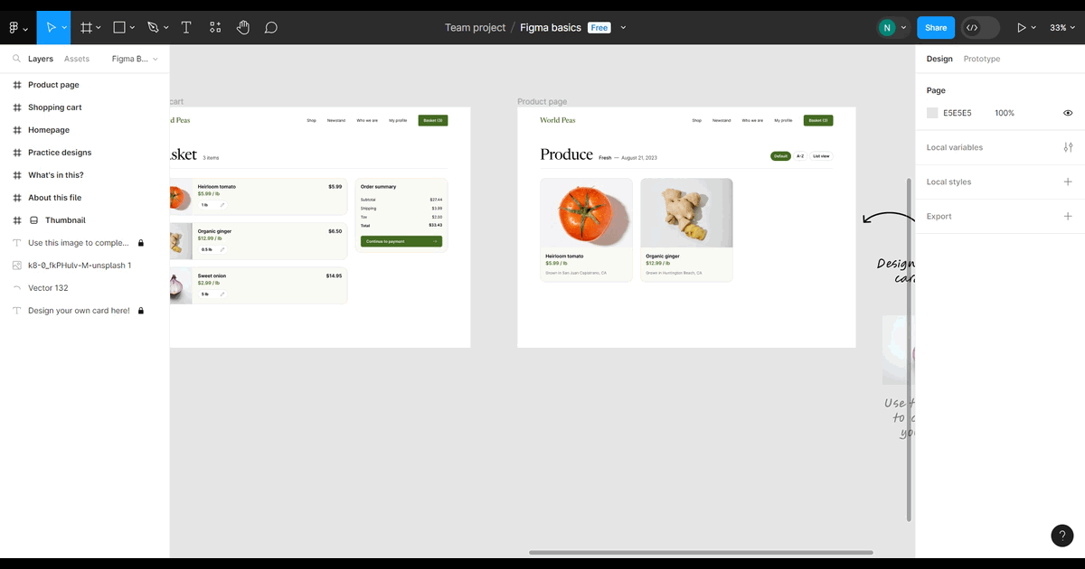 How to adjust the nudge amount in Figma screenshot