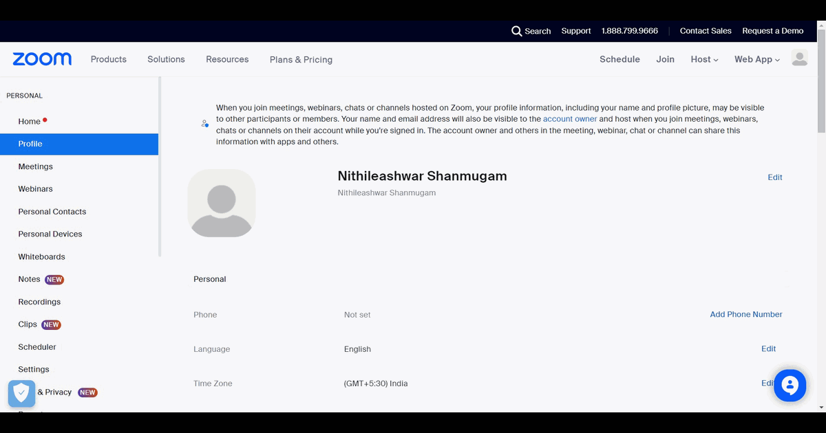 How to add virtual or blur background in Zoom screenshot