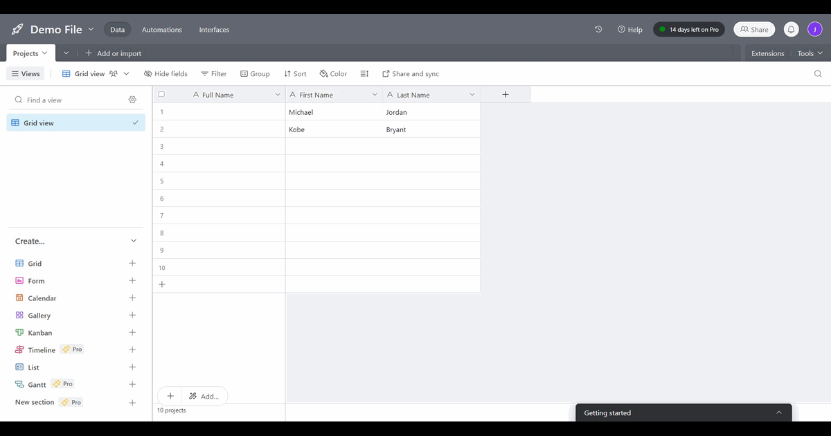 How to Change the Primary Field in Airtable screenshot