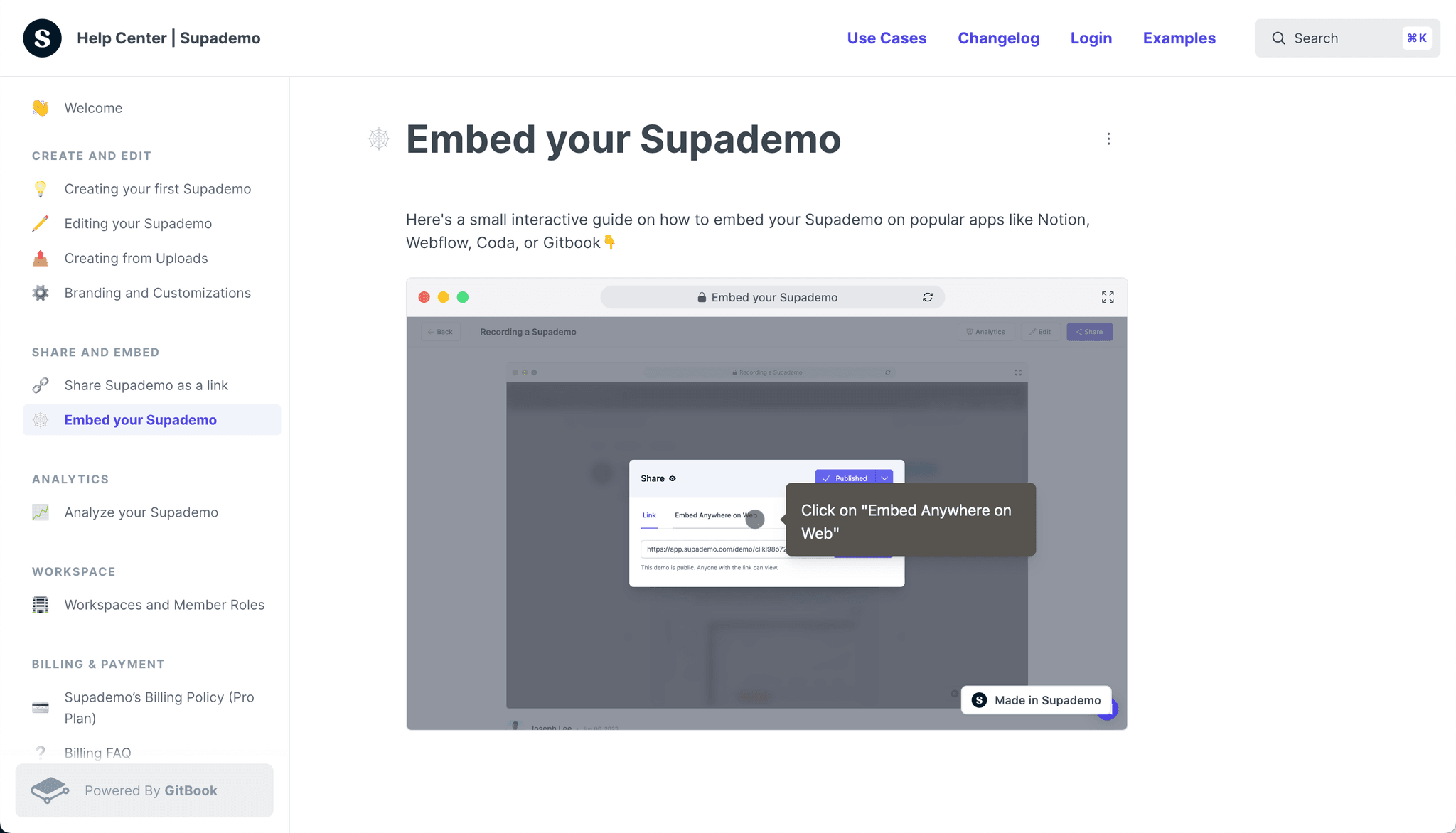 Finalize the embed