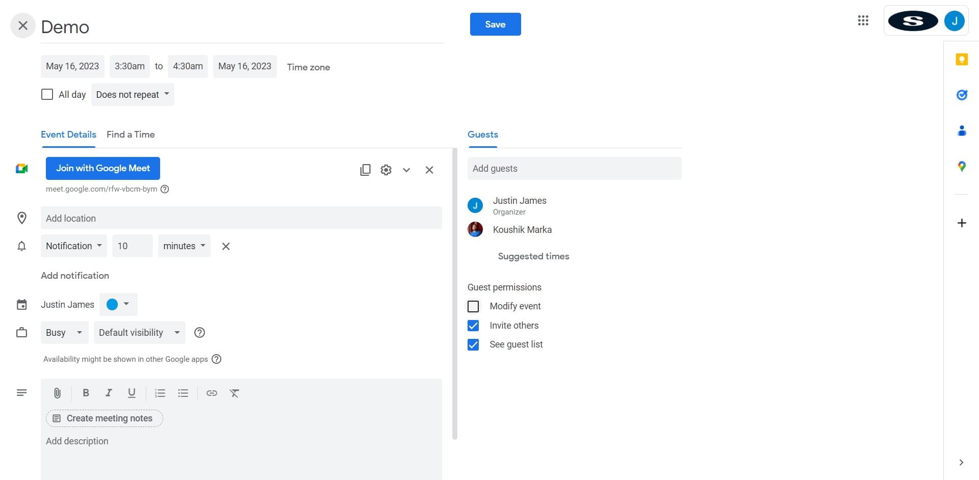 Locate guest permissions setting