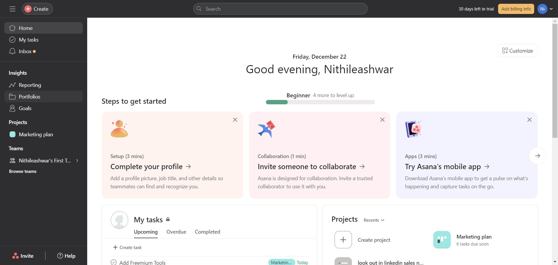 Navigate to Portfolios