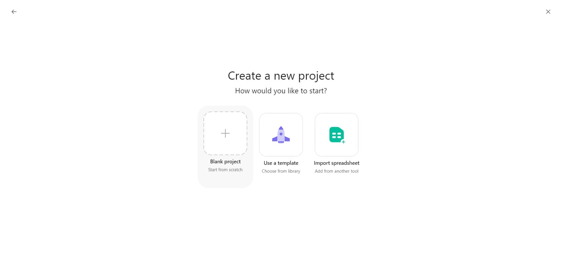 Proceed with project setup
