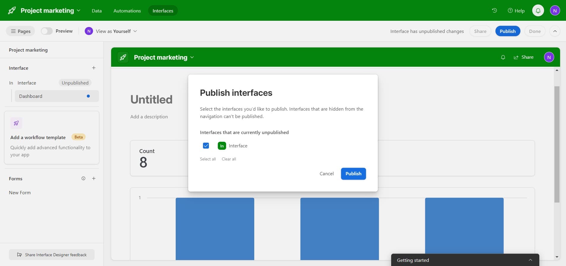 Confirm publication