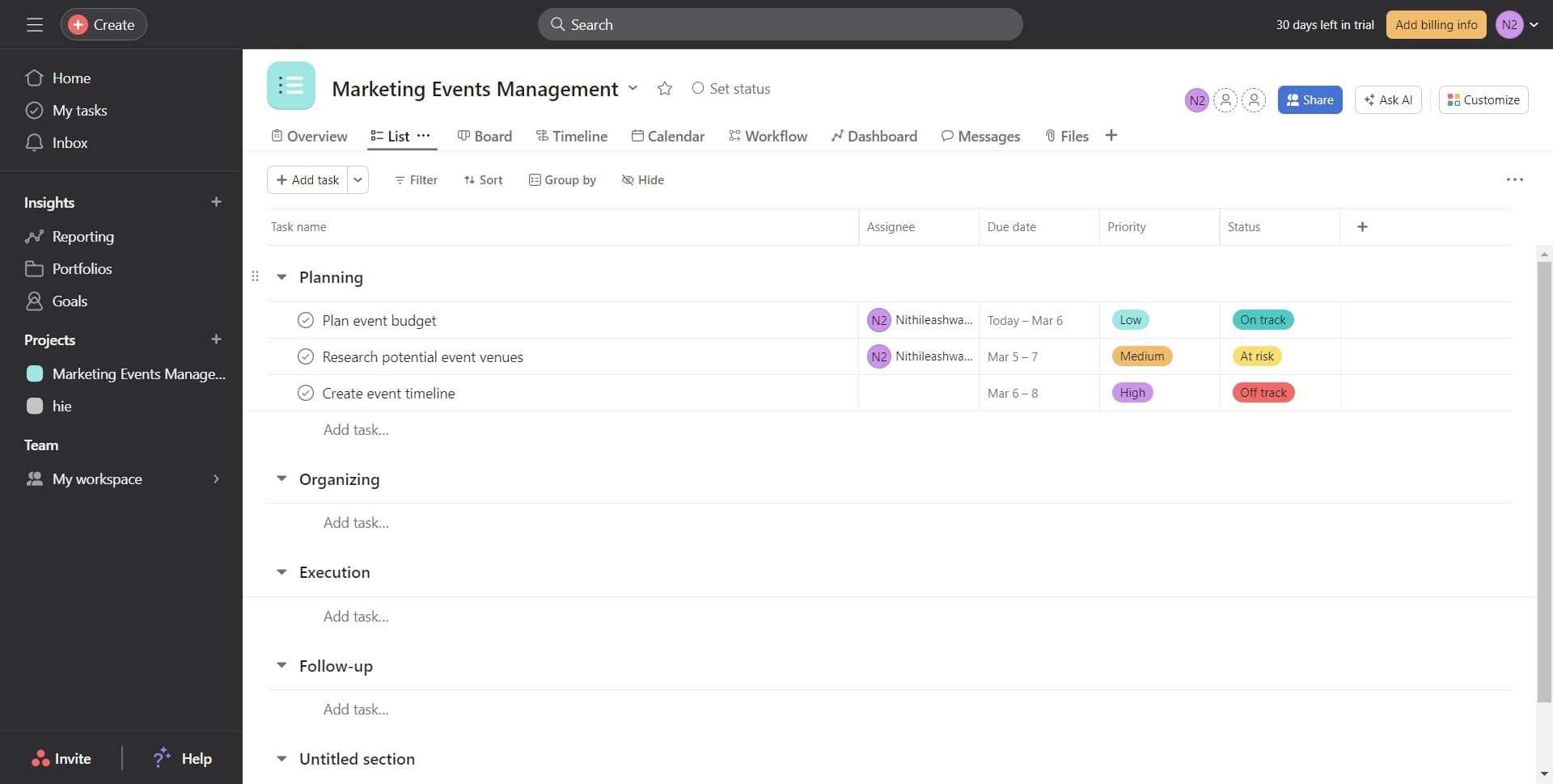Verify hacks are active in Planning