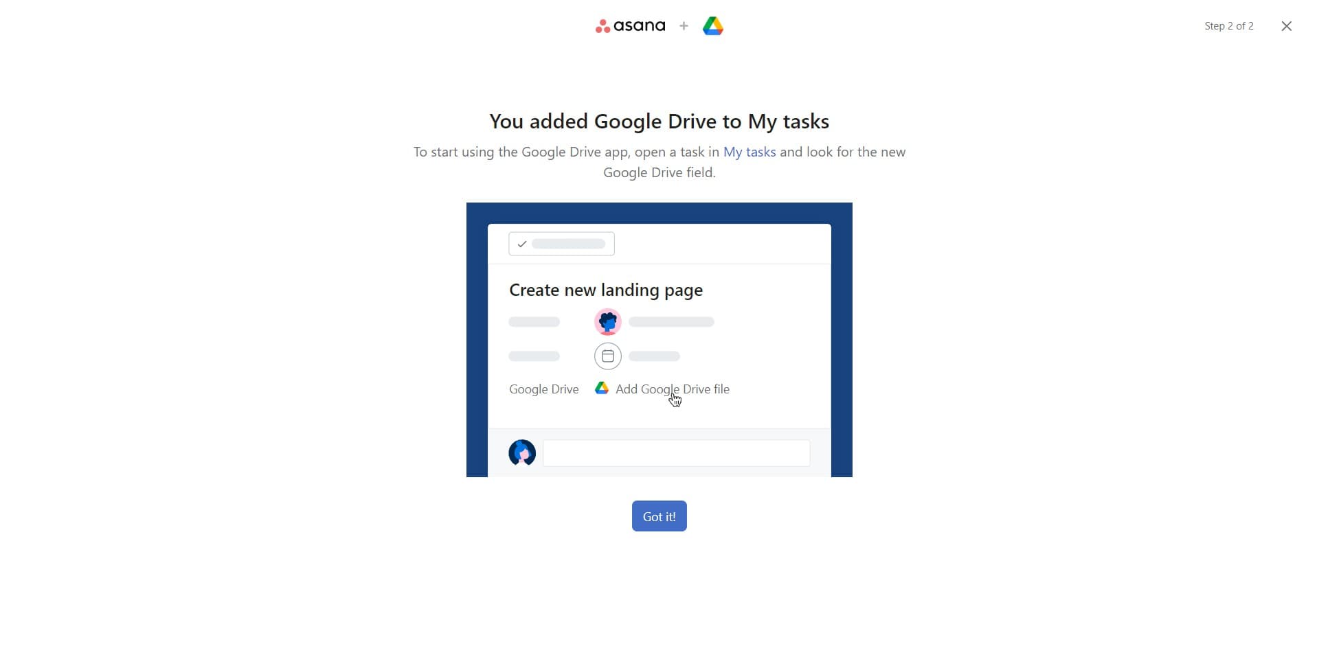 Confirm successful connection