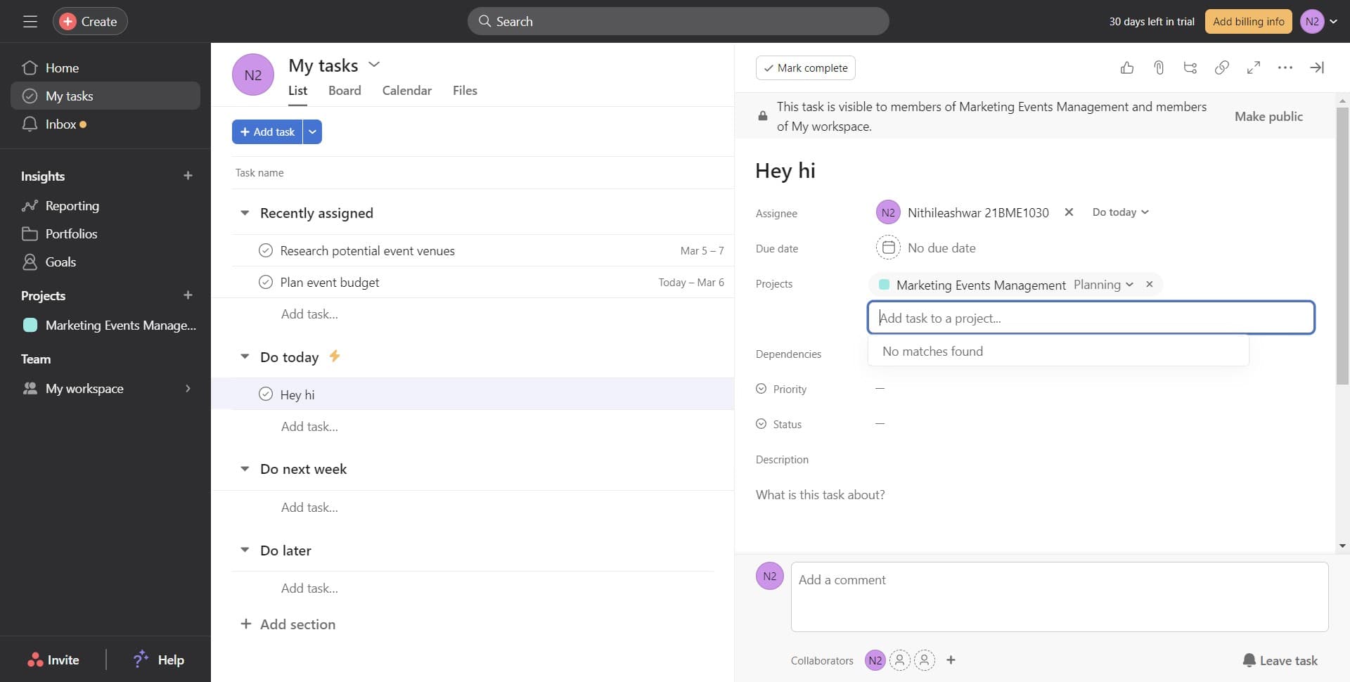 Add additional projects